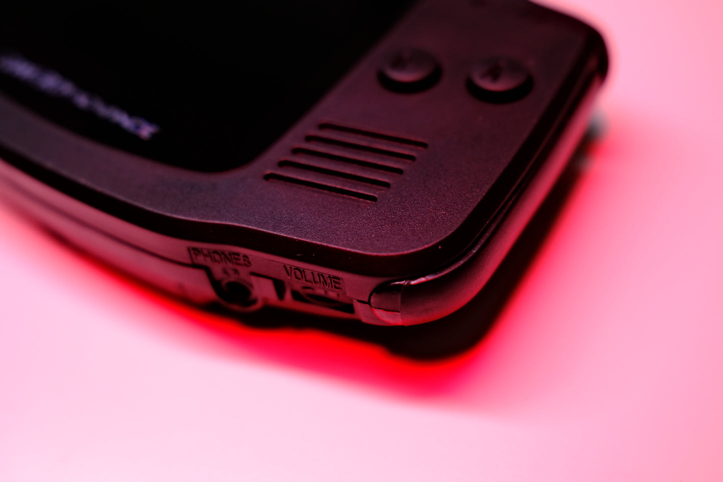 Black Matte Modded Game Boy Advance GBA with IPS V5 Screen