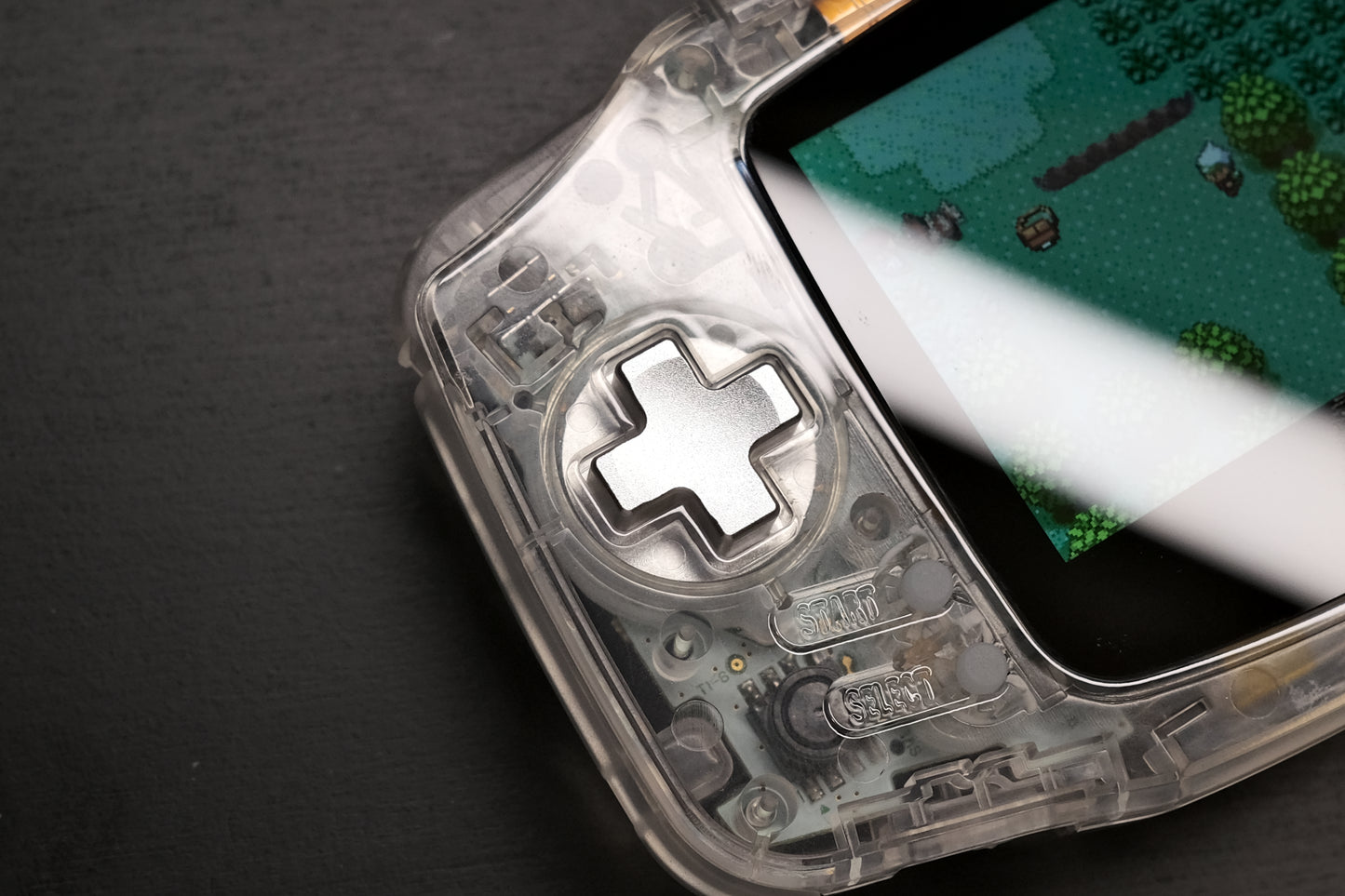 Crystal Clear Modded Game Boy Advance GBA with IPS V5 Screen