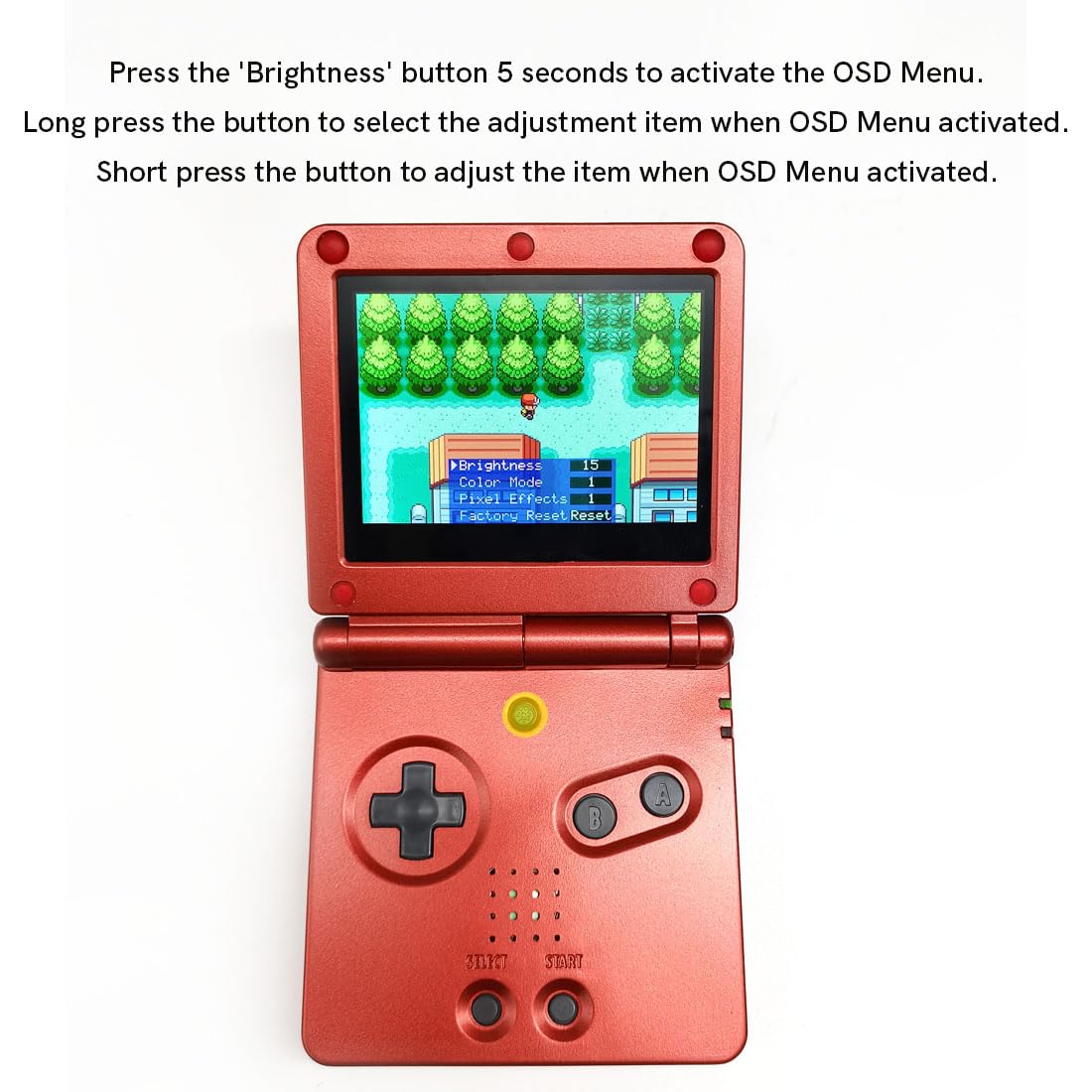 Hispeedido IPS Laminated V5 Screen for Gameboy Advance SP